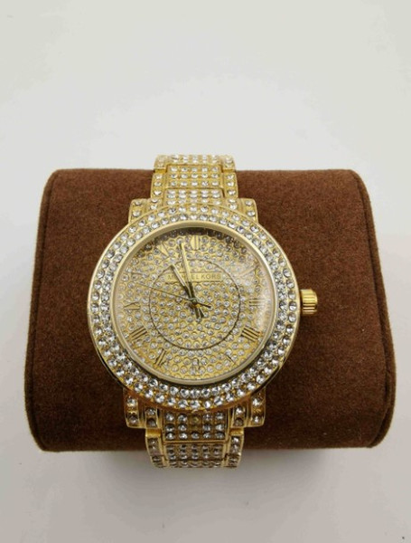 Brand mk Watch Quartz Ladies Gold Fashion Wrist Watches Diamond Stainless Steel Women Wristwatch Female Clock Hours High Quality relogies