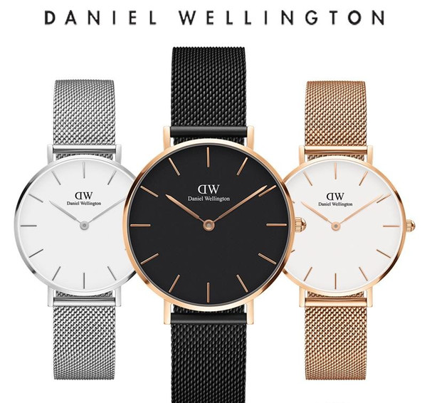 2019 New Daniel watches Girls Steel strip 32mm women watches Fashion Luxury Brand Quartz Watch Clock Relogio Feminino Montre Femme