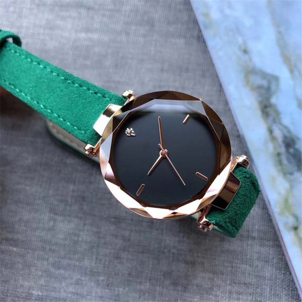 Brand Quartz Watch Ladies 34mm Waterproof Leather Watch Fashion Romantic Woman Watch Relogio Faminino Montre Femme