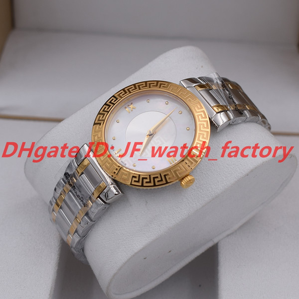 Fashion Medusa luxury V E Ladies Watch DAPHNIS series all stainless steel quality Shell dial Swiss quartz movement Greek goddess Wrist Watch