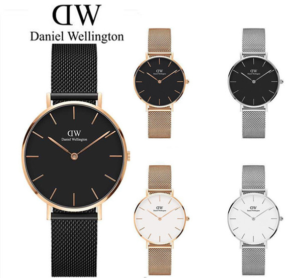 High quality luxury fashion ladies watch quartz waterproof well-known Swedish simple womens women watches 316L stainless steel black gold