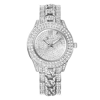 Fashion Trend Diamond Watches High-grade Alloy Geneva Set Auger Watch Men Women Luxury Watches Wholesale