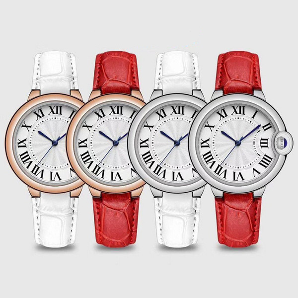 fashion luxury womens watches quartz 38mm dial Leather belt top brand luxury watches with model for women fashion modern Watches