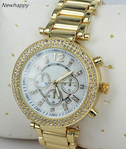 Luxury Designer Women Rhinestone Brand Watches Fashion Dress Ladies Watch Imitation Conch Dial Wrist Watch Reloj On Sale