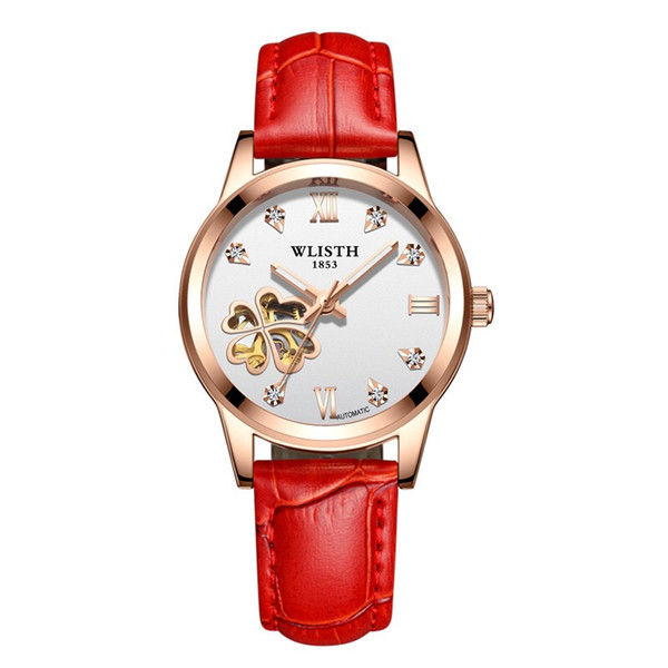High quality Female fashion dress Mechanical Automatic watch waterproof watches stainless steel luminous Womens Designer Watches