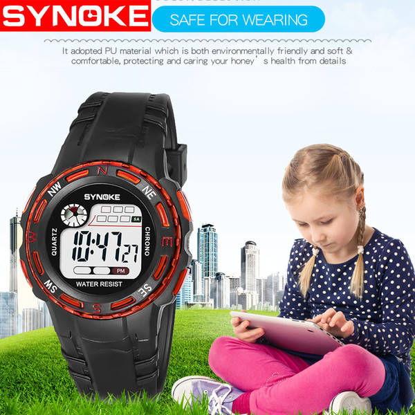 New Children Watches Sport Digital Wristwatches Timer Alarm Chrono 30M Waterproof Kids Watch Boy Girl Gift
