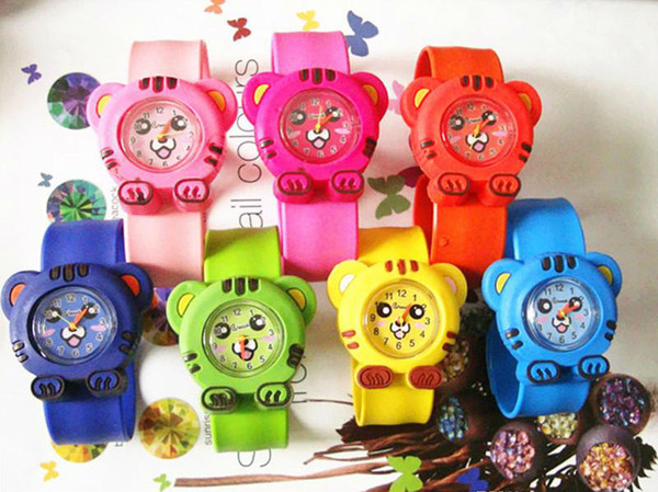 Kids Watches For Girl Boy Cartoon brid slap kids baby girl boy wrist watch silicone jelly children sports watch