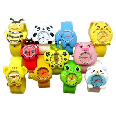 Super Cute Animal Snap Slap Silicone Candy Jelly Watch Quartz Watches Fashion for Children and Kids Best Price via DHL