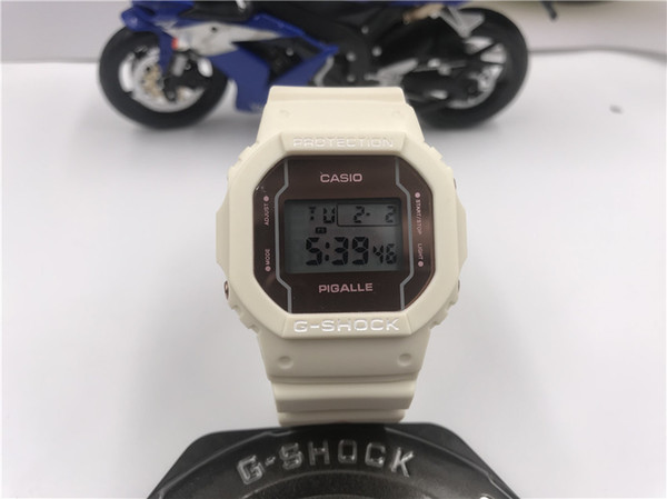 High Quality New Fashion G-5600 Waterproof Digital LED Sports Watch Kids Alarm Date Watches Luminous Stopwatch Time Gift