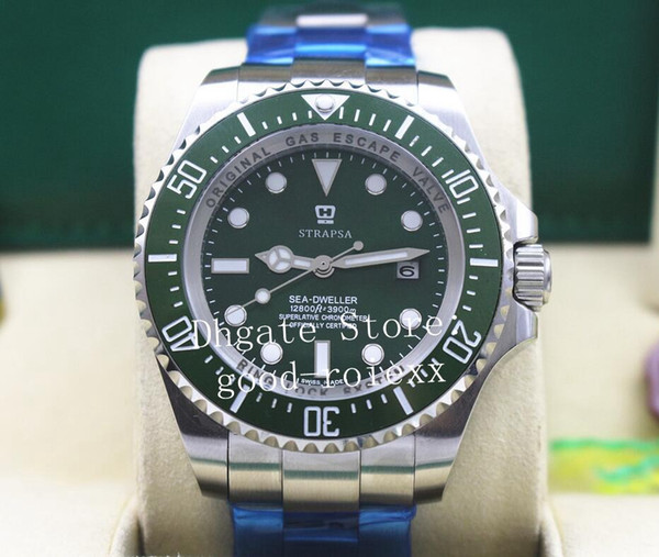 Men's Sapphire Automatic Watches Mens Mechanical 2813 Watch Men Green Ceramic 116660 Dive Sea Sport 126660 Chronometer Oyster Wristwatches
