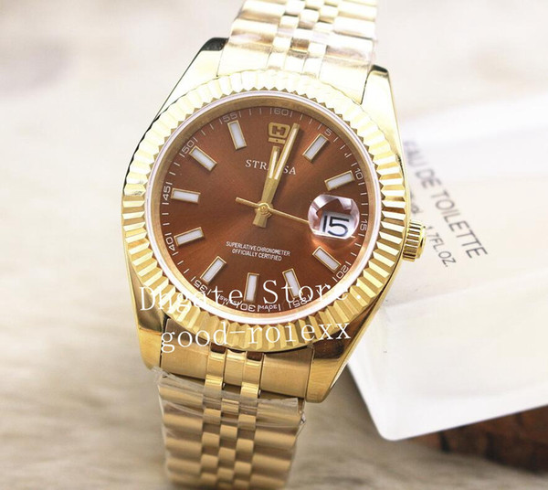 Top Luxury Men's Watch Automatic 2813 Watches Yellow Gold Jubilee Bracelet 116333 126303 126331 126333 126301 Men Datejust Mens Wristwatches