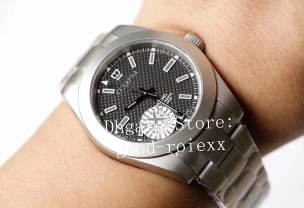 39mm Men's Automatic Japan Miyota Cal.8215 Watch Men Bampord Watches 116400 Sapphire Matte Finish Steel Sport Mechanical Wristwatches Box