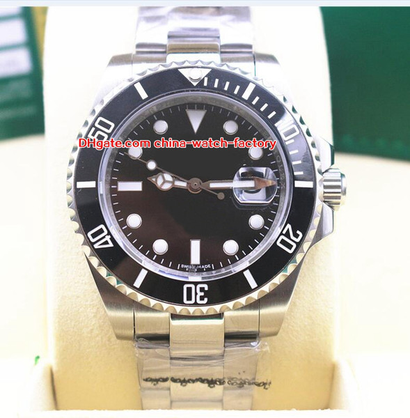 3 Color Luxury High Quality Watch 40mm 116610 116610LN 116610LV Ceramic Bezel Stainless Steel Asia 2813 Movement Automatic Mens Watches