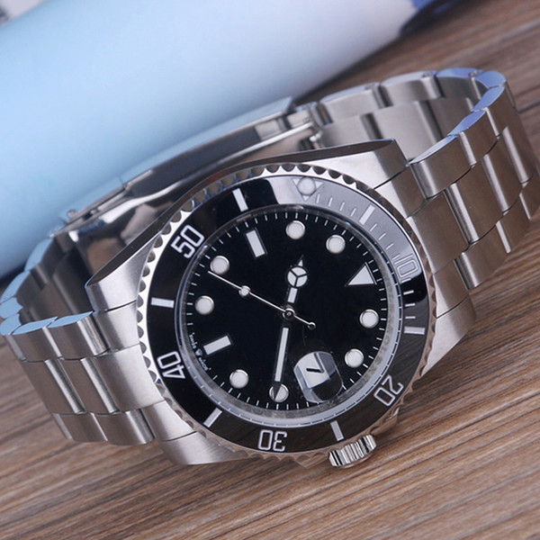 2018 hot AAA Luxury brand SUB Automatic Movement WATCHES Ceramic Bezel Dial Stainless Steel Self-wind Men's Watch sports Watches