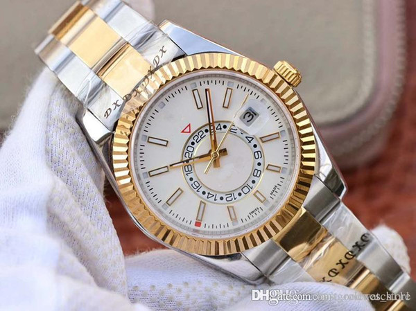 AAA luxury men's watch men's luxury brand automatic mechanical watch 40 mm stainless steel men's SKY-DWELLER series watches