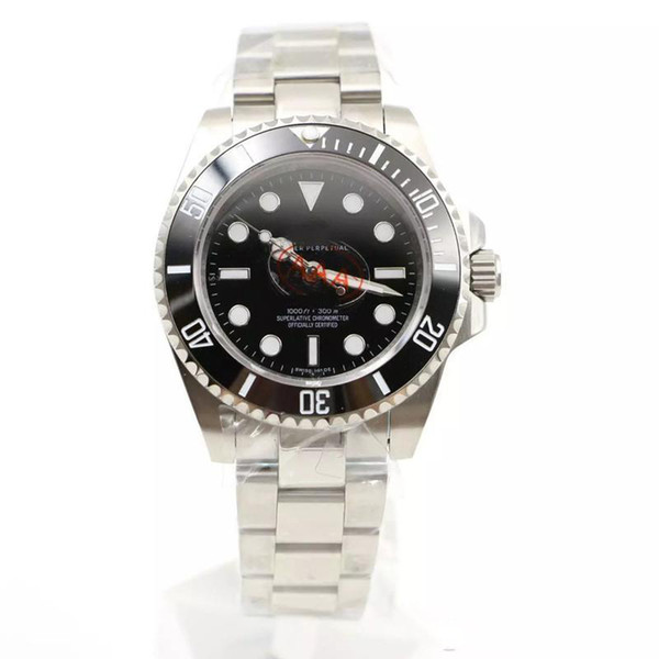 Hot sale AAA Quality Mens Watch Luxury Brand automatic movement Ceramic Bezel Sapphire Glass Original Clasp Stainless Men Watches 116610