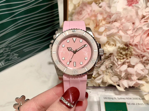 Luxury women watches brand name 38mm pink limited edition west tiecheng movement 316L sapphire case Ladies mechanical watch
