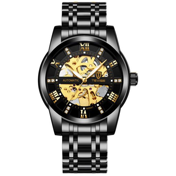 Swiss men's trend watch fashion automatic mechanical hollow watch waterproof men's watch