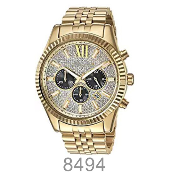 Fashion classic business big Dial Watch 8494 8515 + Original box + Wholesale and Retail + Free Shipping from alina