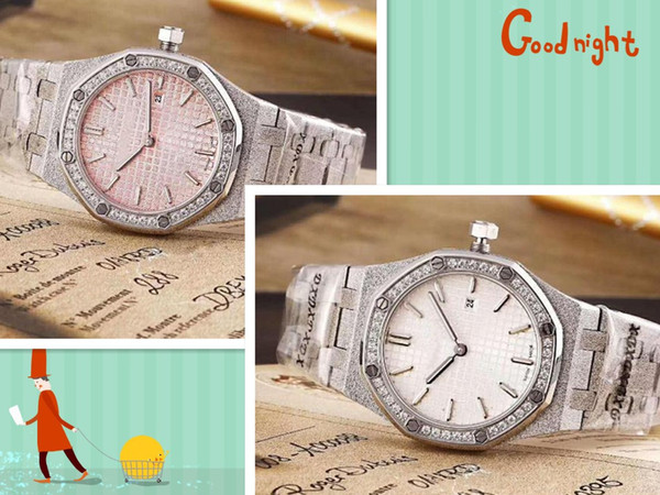 2019 luxury designe women diamond watch Swiss imported quartz movement Original folding button quartz watch wrist Sapphire mirrors