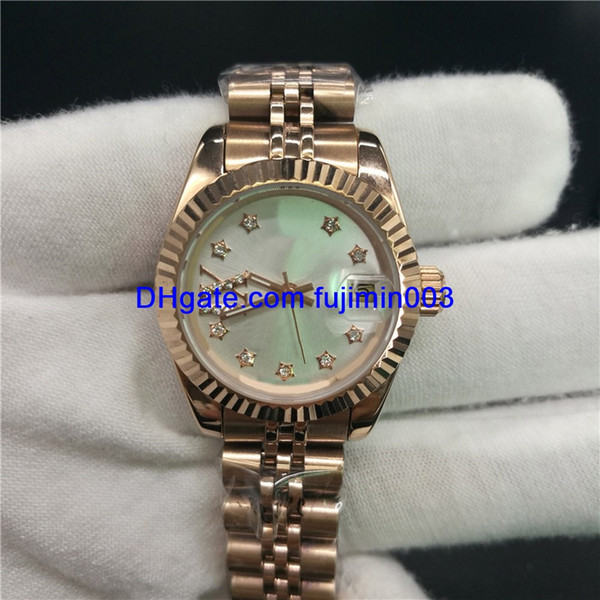 watch women 26mm automatic mechanical watch No battery sweeping movement Stainless steel clock Date model watches 8