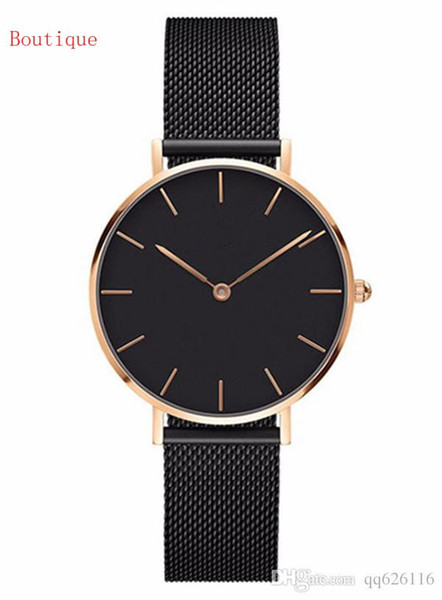 Men's watch Fashion personalized women's wear watch DW00100201 DW00100202 DW00100245 DW00100246 + box+ Wholesale and Retail + Free Shipping