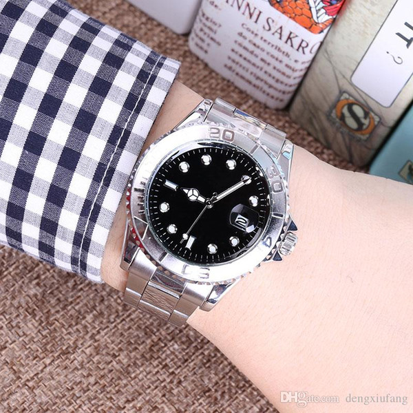 reloj hombre luxury mens watches designer new brand wristwatches fashion men automatic watch automatic day date black digital bezel clock