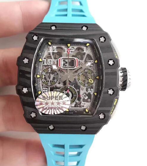 baodewatches offer Hot AAA luxury Automatic Mens watch rm11-03 Lum red diamonds bezel watch rubber Sapphire original clasp Mens Watches