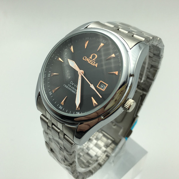 New President Men's Watch Scanning Automatic Movement Day Mechanism Rose Luxury Brand Men's Stainless Steel Watch Casual Fashion