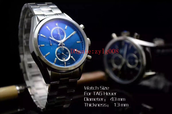 Men's Watch 42MM Dial New Sports Japanese Quartz Movement Stainless Steel Strap Leather Strap Men's Luxury Fashion Casual Watch