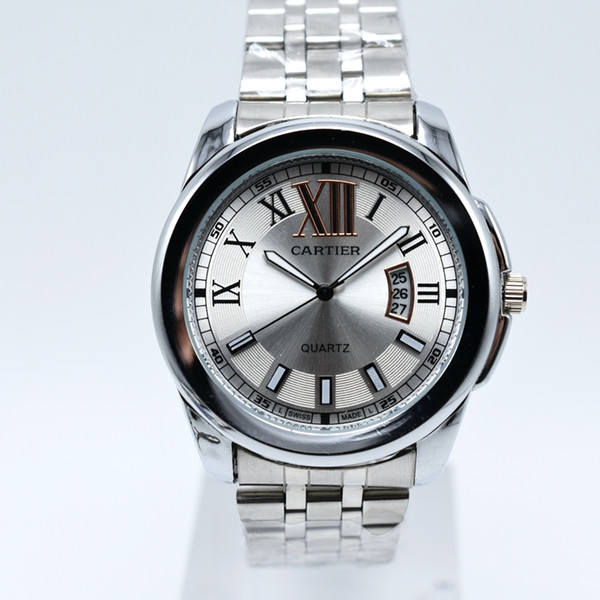 New mens watches top brand luxury famous quartz Watch men waterproof Fashion casual watch stainless steel strap atmos clock Montre de luxe