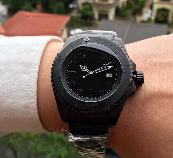 2020 Brand Watch 2813 Men watches Automatic Mechanical Black Sapphire Glass 40mm Date Black Dial Men's Wristwatches