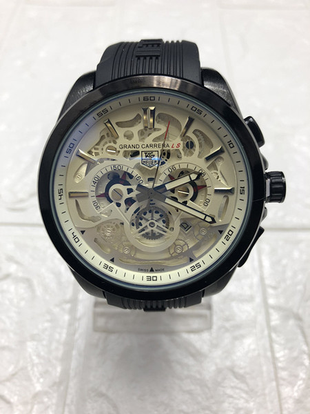 Hot selling big dial TAG quality small dial work men's watches top luxury brand watch for man sports watch fashion casual quartz wristwatch
