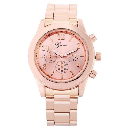 Foreign trade new fashion stainless steel with a diamond bracelet watch Watch GENEVA Geneva alloy sheet wholesale