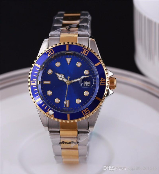 High quality luxury brand Men Rhinestone dress watch gold watchesmale watch Men Full Steel Quartz Watches