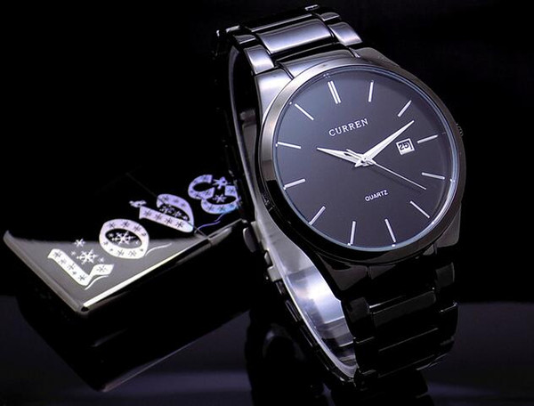 High quality Luxury Brand CURREN watch Stainless Steel Date Men's sports Quartz Watch Casual Watch Men Wristwatches relogio masculino