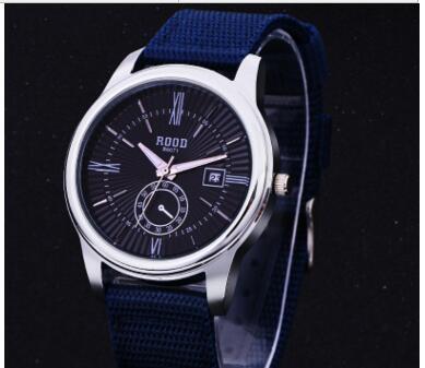 Watch quartz watch male watch fashion trend nylon waterproof simple calendar function watch