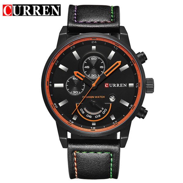 Relogio Masculino Curren Military Quartz Men's Top Brands Luxury Leather Men's Watch Fashion Casual Sport Clock Men's Watch