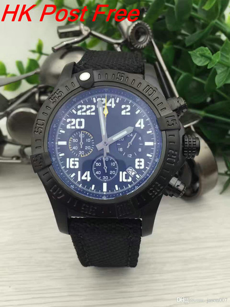 AAA 24 Number luxury brand watches men chronomat blackbird watches black stainless steel watch quartz chronograph men dress wristwatches