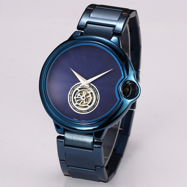 NEW Mens designer Watches Fashion tourbillon Quartz and Automatic Stainless steel Sport watch Gold and silver wristwatch