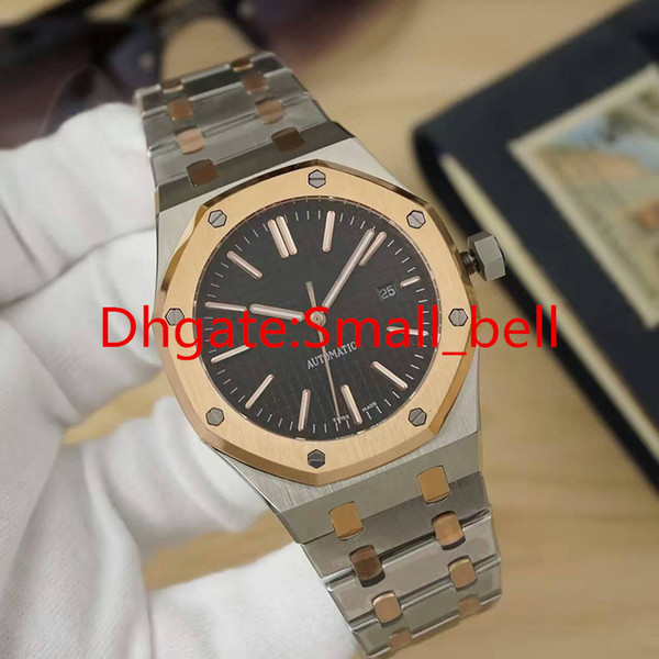 Factory direct new product 3A quality 15400 men's stainless steel watch 42mm automatic mechanical men's 18K gold hardcover watch B64