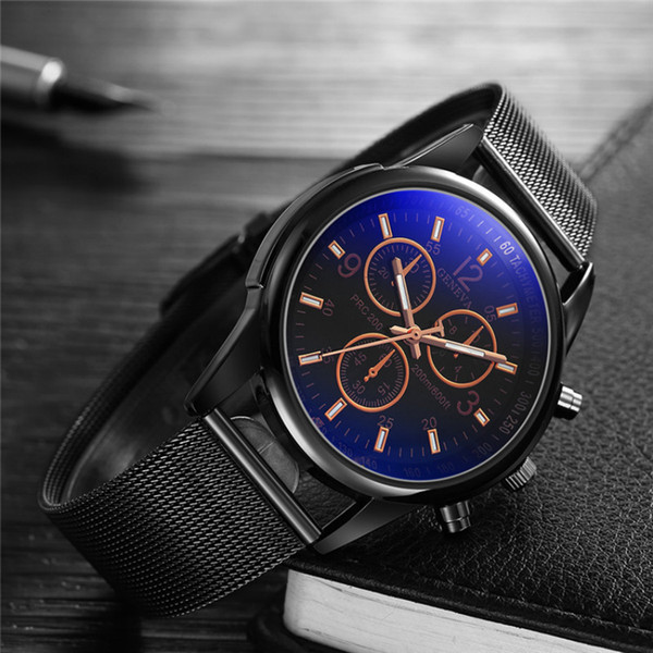 Luxe Merk heren Horloge Ultra Dunne Roestvrij Staal Klok Mannelijke Blauw Glas Sport Horloge Mannen Kijken relogio masculino