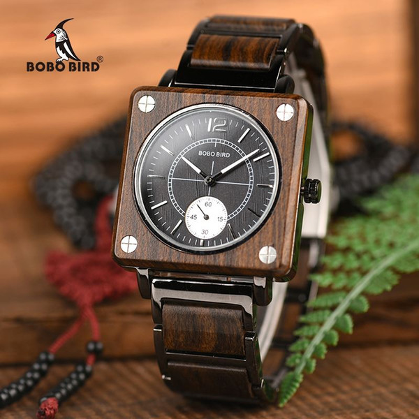 BOBO BIRD Top Brand Luxury Men Watches relogio masculino Quartz Watch Women Great Gift Accept Logo Drop Shipping V-R14