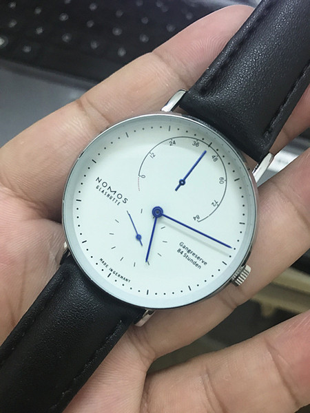 Fashion Brand Nomos Mens Watches Luxury Leather Quartz Watches Men DW Montre Homme Business Male Wristwatch Man Reloj Hombre