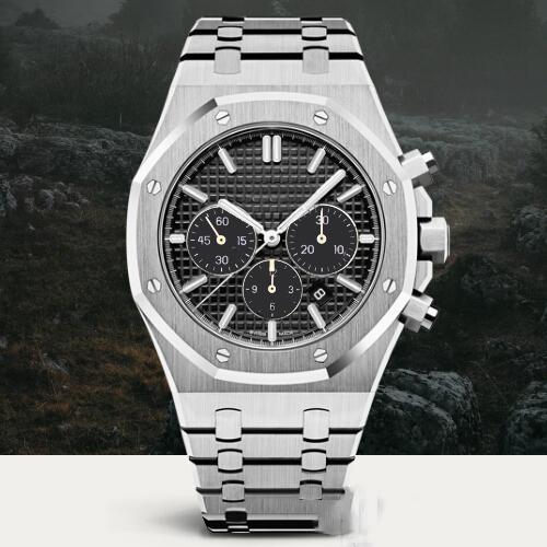 10 color ROYAL OAK Watches Men Automatic Mechanical Watches Classic Wtyle 41mm Full Stainless Steel Quartz Wristwatches Sapphire