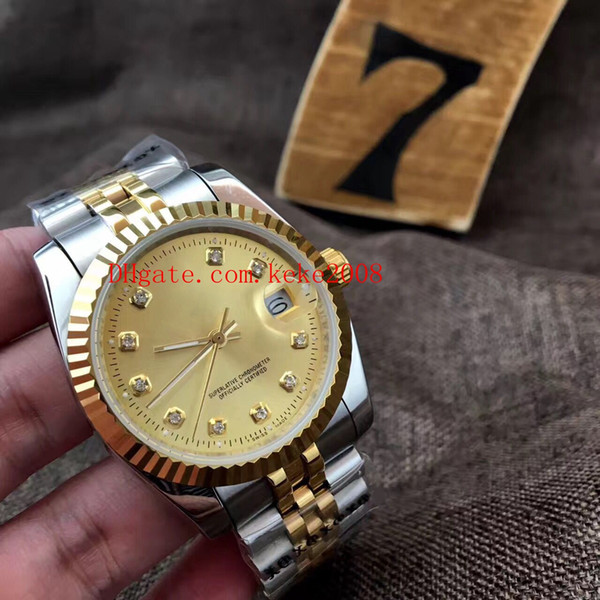 Luxury Watch 36mm 41mm Datejust 116233 Date President 18K gold Diamond Dial Asia 2813 Movement Mechanical Automatic Man's Watches