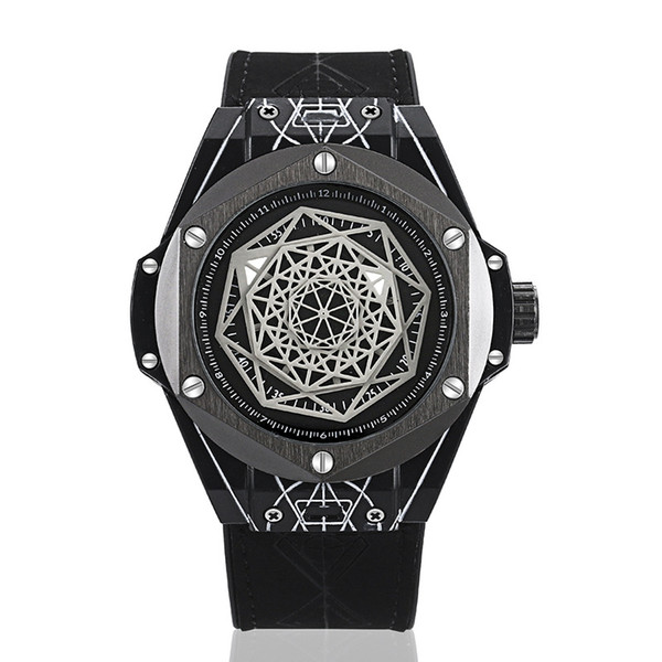 Wish fashion hit  brand silicone watch fashion personality men's watch student waterproof quartz watch