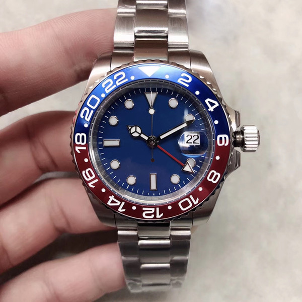 U1 Factory 2019 New Men's Watch Greenwich Fine Steel Blue Coke Circle Surface Automatic Mechanical Men's Watch