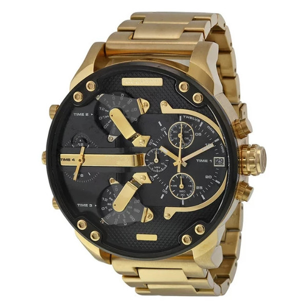 Technological New Fashion Big Round watch Business Mens female Designer Womens Quartz Watch Silver Black Stainless White Black Dial Watches