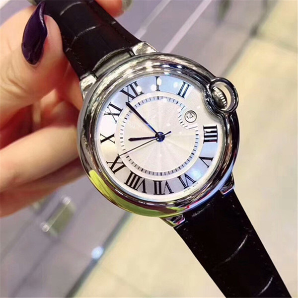 luxury watch High quality popular watches special men's and women's couples leather strap stainless steel quartz men's luxury men's watch